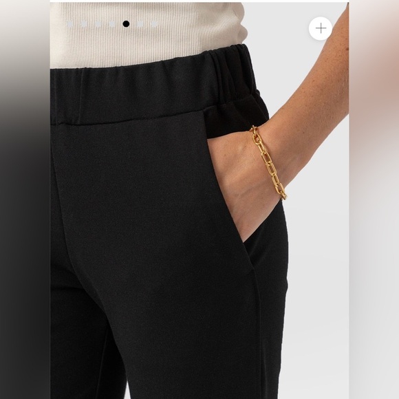 Saint + Sophia black Finsbury pant, size 8, worn once. - Picture 3 of 7